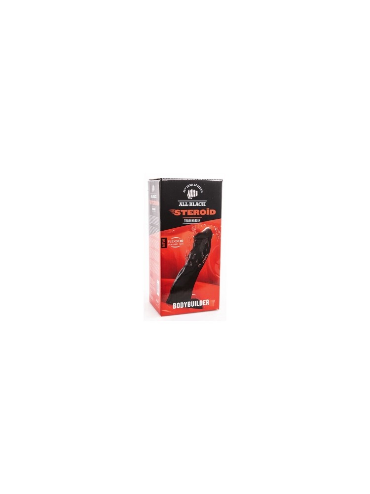 Dildo Steroid ABS06 Bodybuilder 26 x 8cm All Black