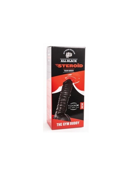 Dildo Steroid ABS10 The Gym Buddy 27 x 8.5cm All Black