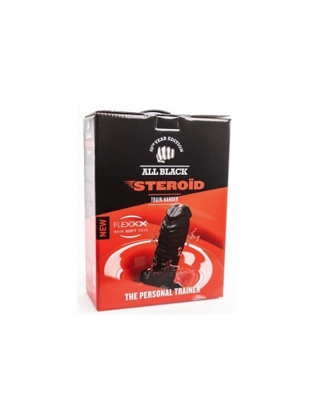 Dildo Steroid ABS11 The Personal Trainer 31x15 All Black