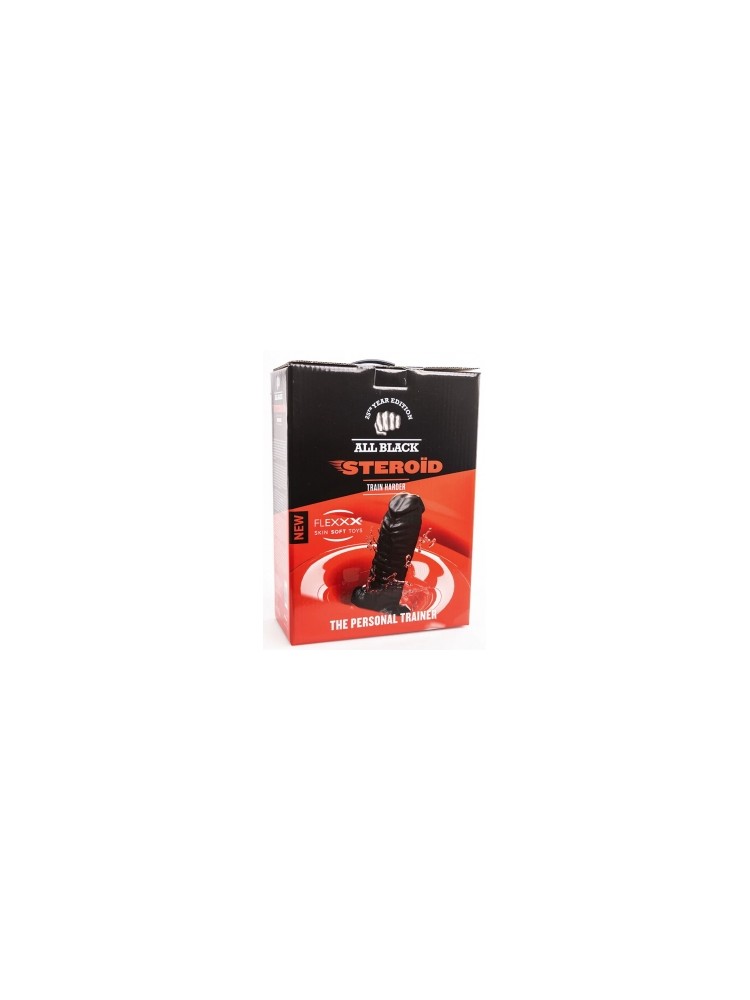Dildo Steroid ABS11 The Personal Trainer 31x15 All Black