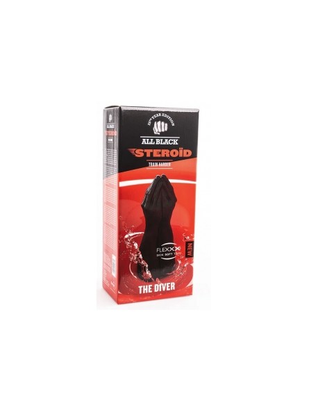 Dildo Steroid ABS16 The Diver 30 x 14cm All Black