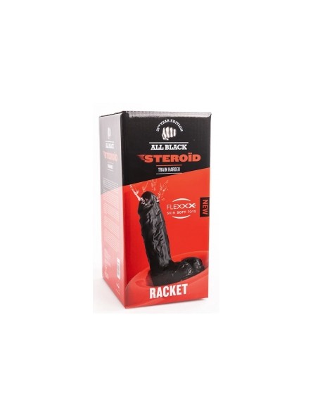 Dildo Steroid ABS18 Racket 28 x 9cm All Black