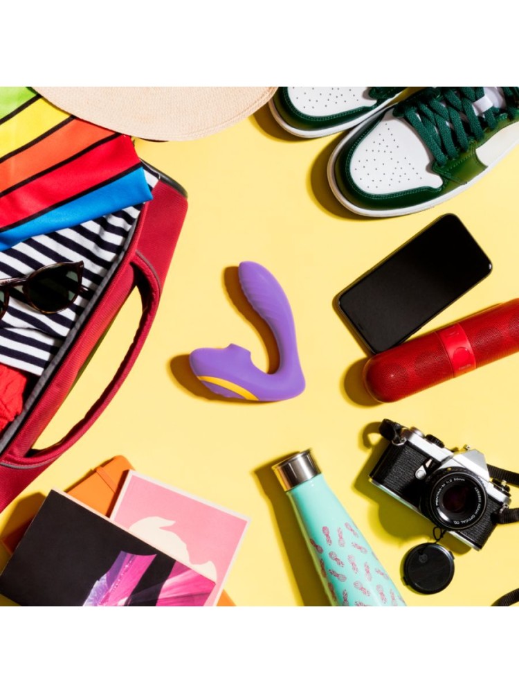 Podwójny stymulator łechtaczki i punktu G Reverb Lilac Romp