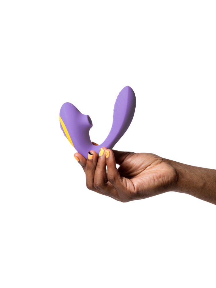 Podwójny stymulator łechtaczki i punktu G Reverb Lilac Romp