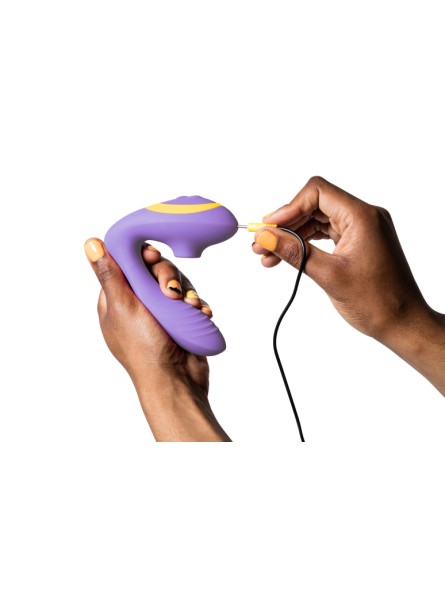 Podwójny stymulator łechtaczki i punktu G Reverb Lilac Romp