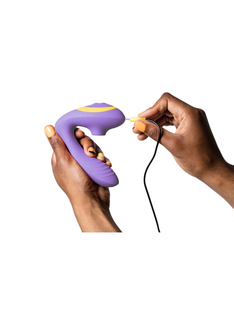 Podwójny stymulator łechtaczki i punktu G Reverb Lilac Romp
