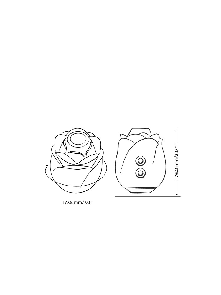 Powietrzny stymulator łechtaczki Rose Romp