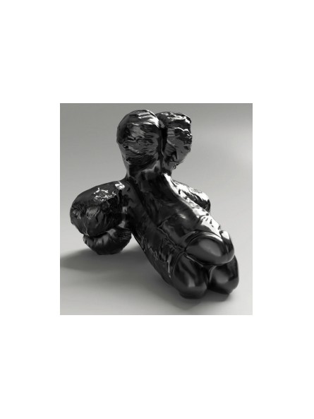 Dildo Steroid ABS19 Gape, Set and Match 23x13 cm All Black