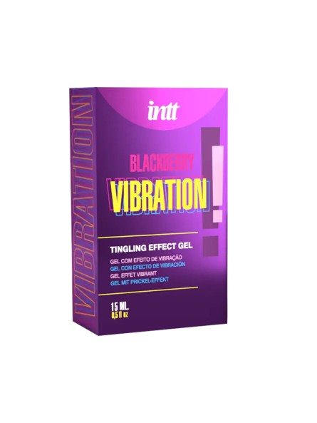 Płynny wibrator Vibration Black Berry 15ml intt