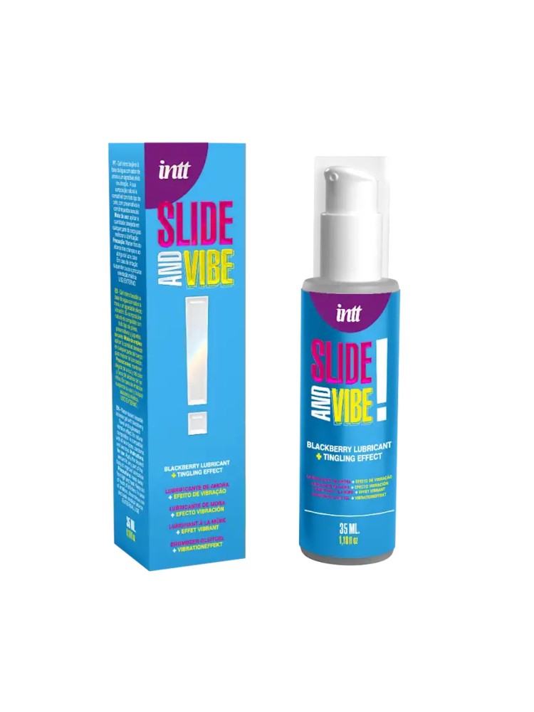 Lubrykant wodny z efektem wibracji Slide And Vibe! 35ml intt