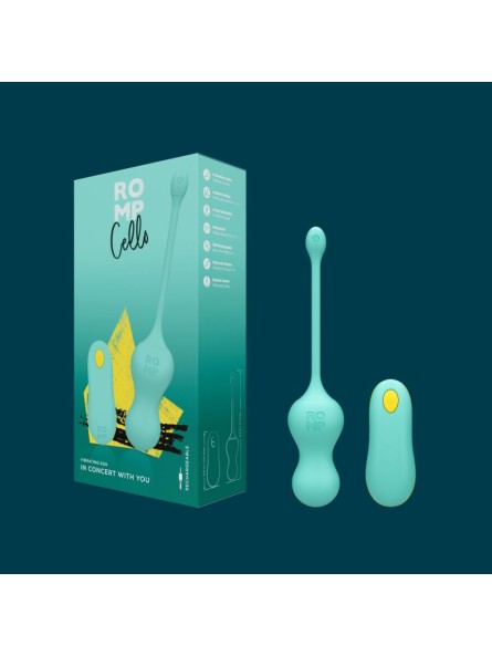 Wibrujące kulki Cello Mint Romp