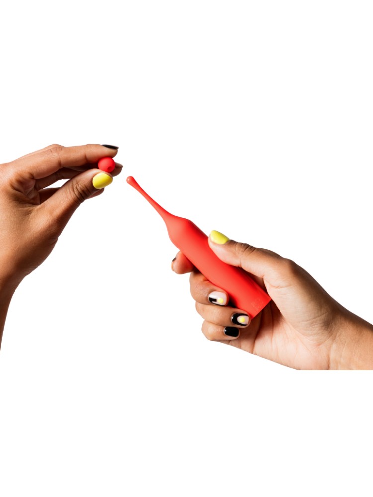 Stymulator łechtaczki z wymiennymi końcówkami Pop Romp