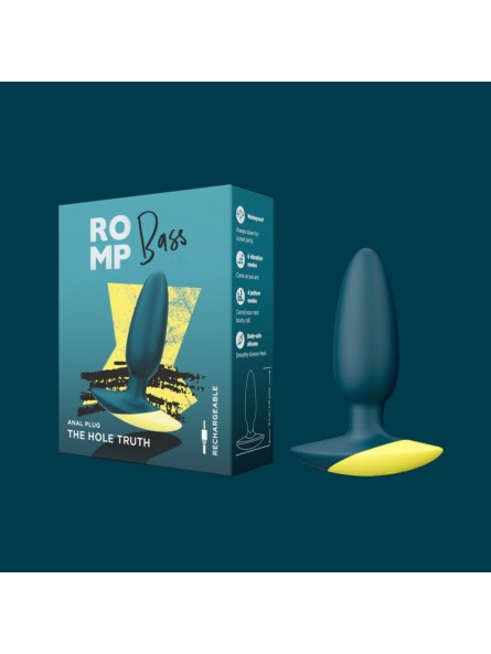 Wibrujący korek analny Bass Green Romp