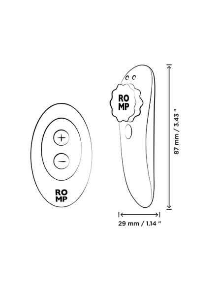 Wibrator do bielizny Party Romp