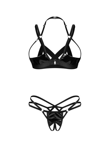 Otwarty komplet 2-częściowy L/XL Keira Lise Obsessive