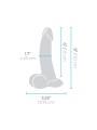 Dildo 20 cm Slipskin 8 Inch Curvy B-Vibe