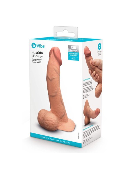 Dildo 20 cm Slipskin 8 Inch Curvy B-Vibe