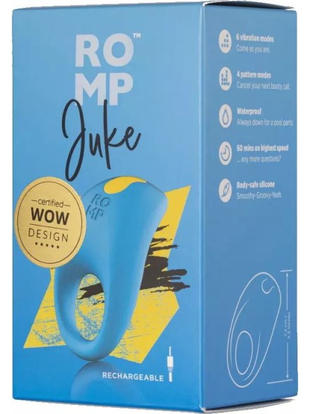 Wibrujący pierścień erekcyjny Juke Romp