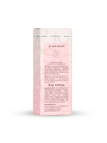 Feromony damskie PURE feromon parfumes 15ml Femme Miyoshi Miyagi