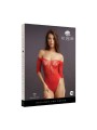 Body Crotchless Rhinestone Teddy Red OS Le Desir