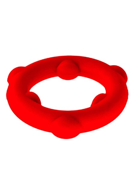 Pierścień erekcyjny [SIL] SPINNER Cockring Red Oxballs