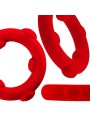 Pierścień erekcyjny [SIL] SPINNER Cockring Red Oxballs