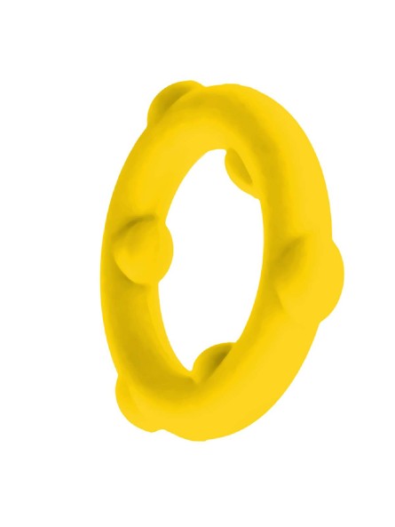 Pierścień erekcyjny [SIL] SPINNER Cockring Yellow Oxballs