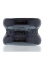 Naciagacz jąder [SIL/TPR] SQUEEZE SHORT Ballstretcher Black Oxballs