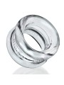 Naciagacz jąder [SIL/TPR] SQUEEZE SHORT Ballstretcher Clear Oxballs