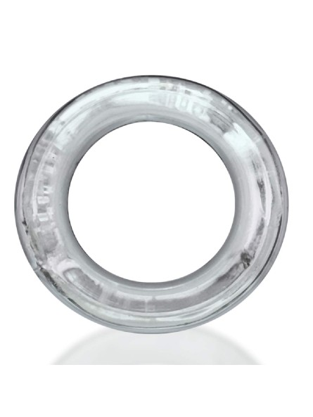 Naciagacz jąder [SIL/TPR] SQUEEZE SHORT Ballstretcher Clear Oxballs