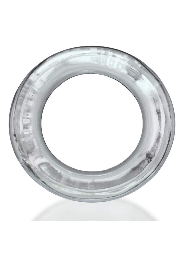 Naciagacz jąder [SIL/TPR] SQUEEZE SHORT Ballstretcher Clear Oxballs