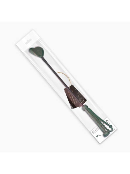 Szpicruta Mossy Chic Leather Riding Crop Liebe Seele