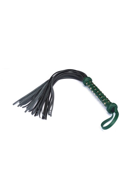 Pejcz Mossy Chic Leather Heavy Flogger Liebe Seele