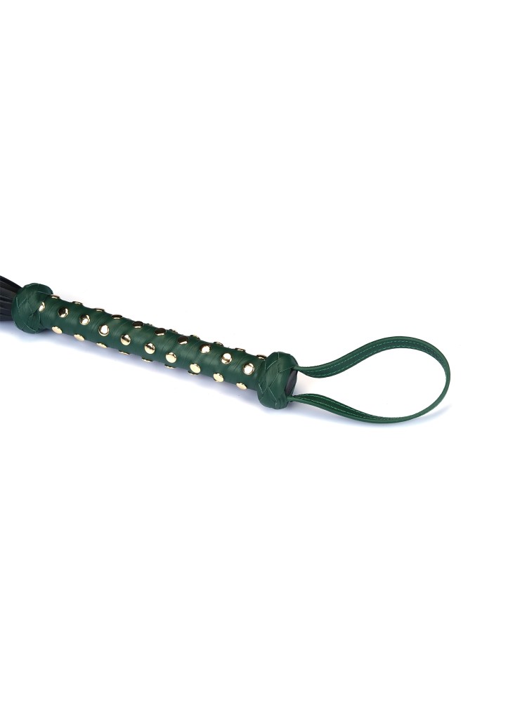 Pejcz Mossy Chic Leather Heavy Flogger Liebe Seele