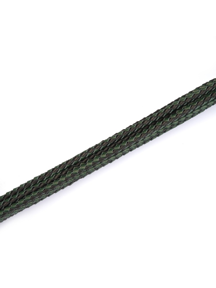 Pejcz Mossy Chic and Black Leather Cat O Nine Tails Whip Liebe Seele
