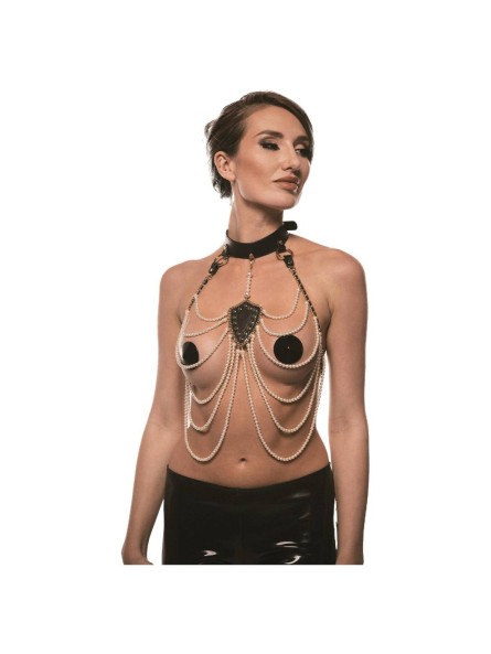 Obroża z perłami BDSM Pearl Pleasure Collar Guilty Pleasure