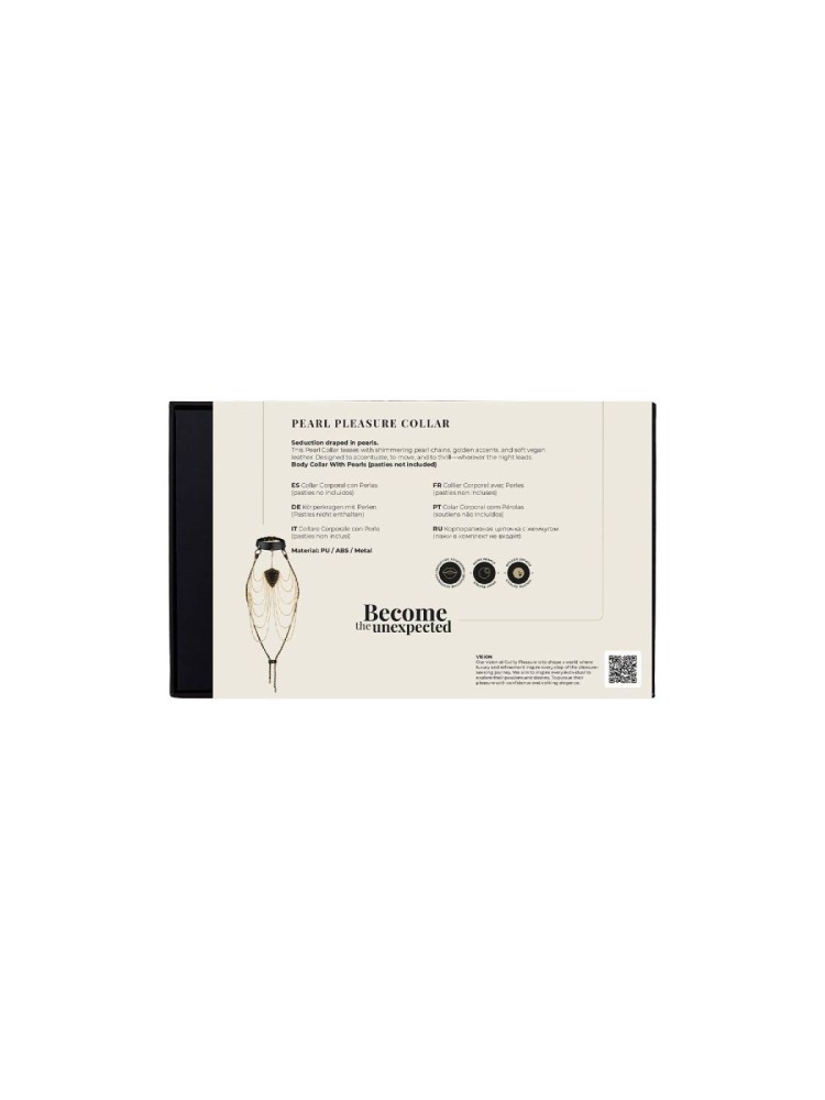 Obroża z perłami BDSM Pearl Pleasure Collar Guilty Pleasure
