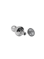 Korek analny Lollypop Double Ball Metal Plug S White Wooomy