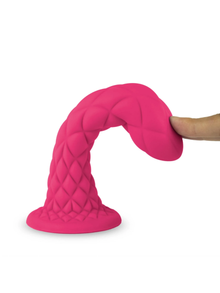 Dildo 18,5 cm Fantasy Line Dreamy (7") Pink Silexd