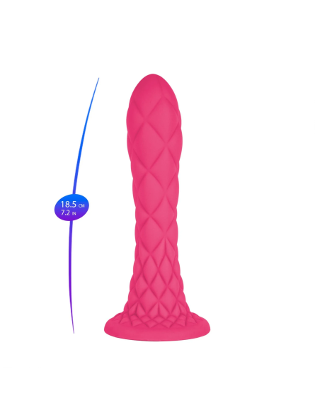 Dildo 18,5 cm Fantasy Line Dreamy (7") Pink Silexd