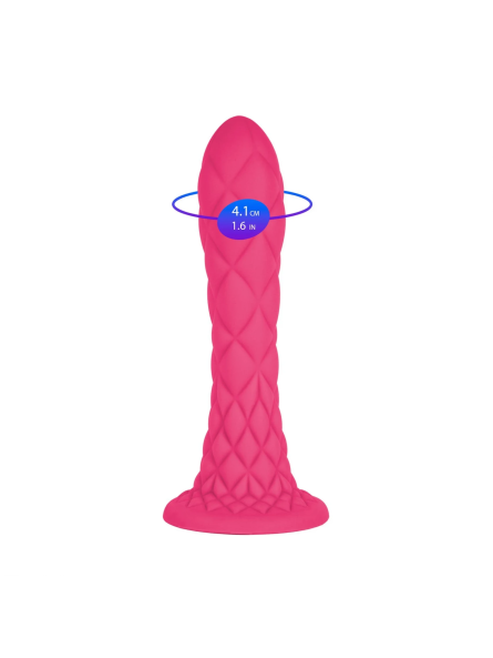 Dildo 18,5 cm Fantasy Line Dreamy (7") Pink Silexd