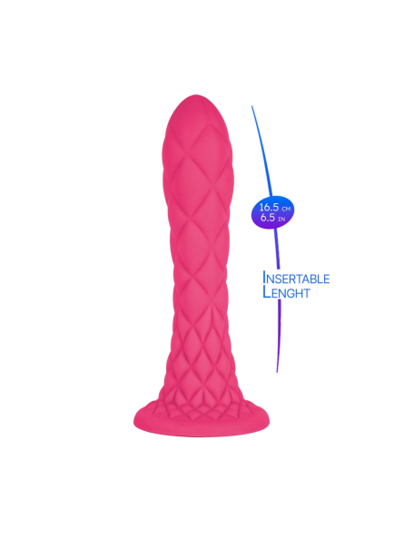 Dildo 18,5 cm Fantasy Line Dreamy (7") Pink Silexd