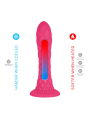 Dildo 18,5 cm Fantasy Line Dreamy (7") Pink Silexd