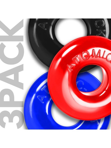Zestaw pierścieni Ringer Max 3-pack cockrings Multi Oxballs