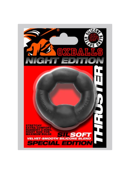Pierścień erekcyjny THRUSTER cockring Night Edition Oxballs