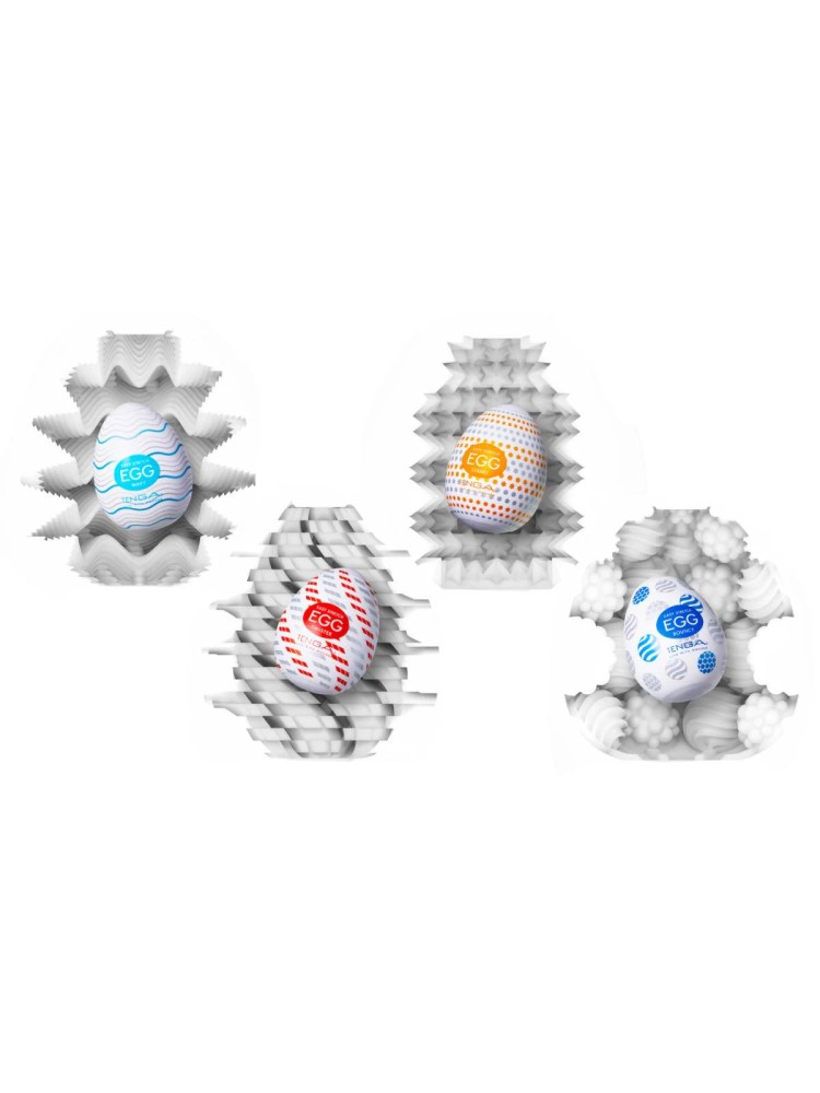 Zestaw 6 masturbatorów Egg Variety Pack Standard Tenga