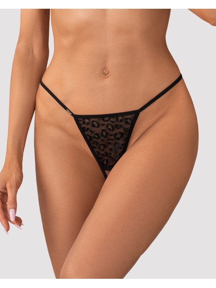 Bianca 2-pak stringi otwarte L/XL Obsessive