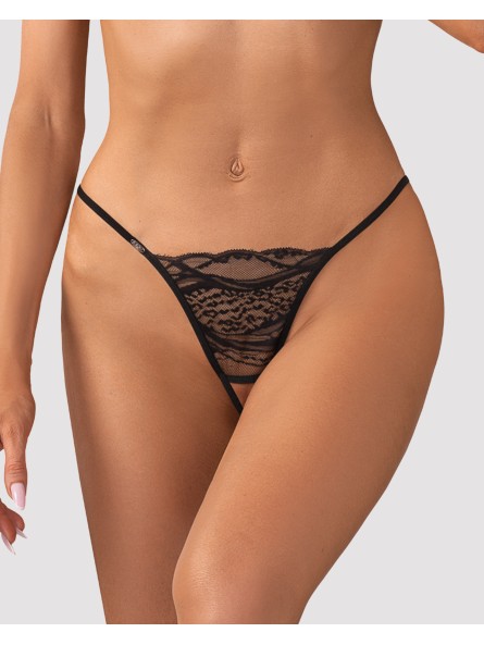 Bianca 2-pak stringi otwarte L/XL Obsessive