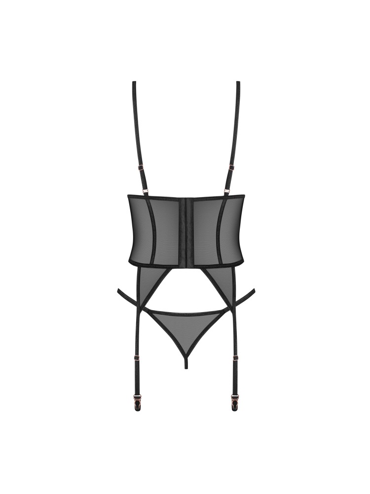 Euridia gorset i tanga XL/2XL Obsessive