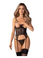 Euridia gorset i tanga XL/2XL Obsessive